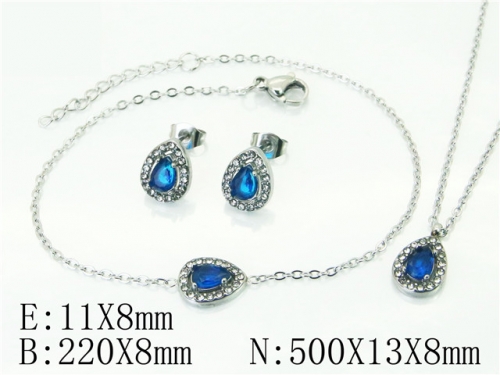 BC Wholesale Fashion Jewelry Sets Stainless Steel 316L Jewelry Sets NO.#BC59S2357HKC