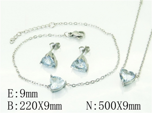 BC Wholesale Fashion Jewelry Sets Stainless Steel 316L Jewelry Sets NO.#BC59S2362HHQ