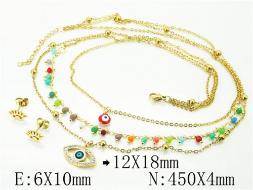 BC Wholesale Fashion Jewelry Sets Stainless Steel 316L Jewelry Sets NO.#BC24S0062HLF