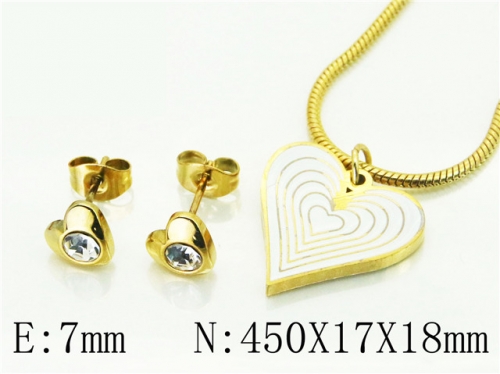 BC Wholesale Fashion Jewelry Sets Stainless Steel 316L Jewelry Sets NO.#BC66S0010HIR