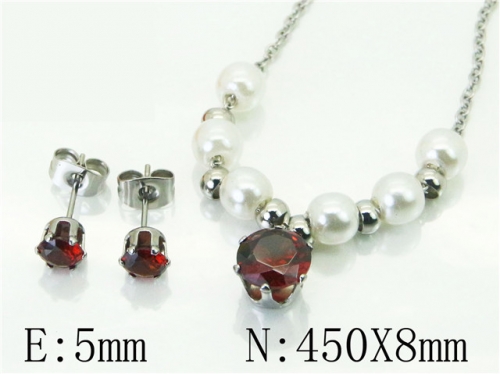 BC Wholesale Fashion Jewelry Sets Stainless Steel 316L Jewelry Sets NO.#BC21S0372LW