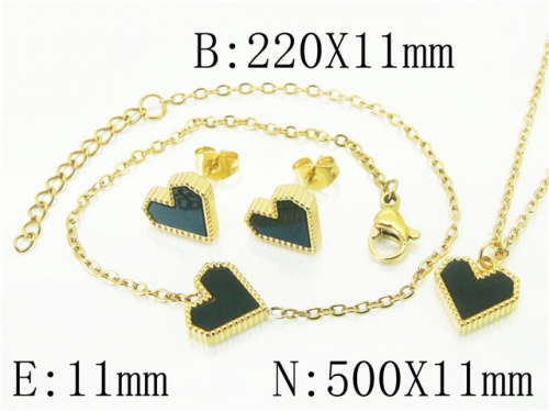 BC Wholesale Fashion Jewelry Sets Stainless Steel 316L Jewelry Sets NO.#BC59S2391HIQ