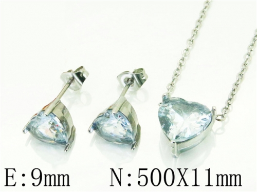 BC Wholesale Fashion Jewelry Sets Stainless Steel 316L Jewelry Sets NO.#BC59S2378OZ