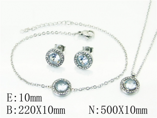 BC Wholesale Fashion Jewelry Sets Stainless Steel 316L Jewelry Sets NO.#BC59S2330HKX