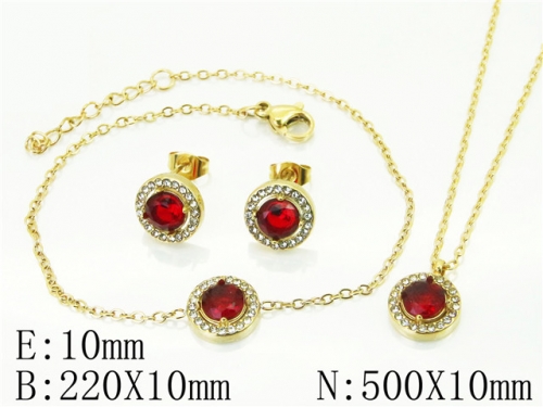 BC Wholesale Fashion Jewelry Sets Stainless Steel 316L Jewelry Sets NO.#BC59S2336HLC