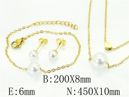 BC Wholesale Fashion Jewelry Sets Stainless Steel 316L Jewelry Sets NO.#BC65S0168NL