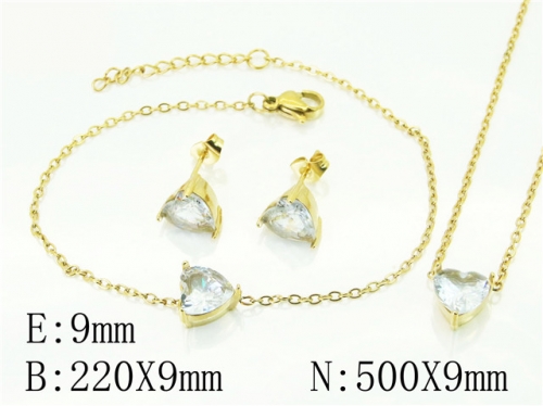 BC Wholesale Fashion Jewelry Sets Stainless Steel 316L Jewelry Sets NO.#BC59S2365HIS