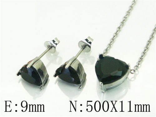 BC Wholesale Fashion Jewelry Sets Stainless Steel 316L Jewelry Sets NO.#BC59S2379OV