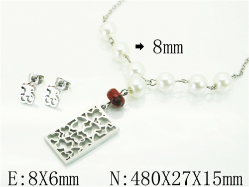 BC Wholesale Fashion Jewelry Sets Stainless Steel 316L Jewelry Sets NO.#BC21S0373HPQ
