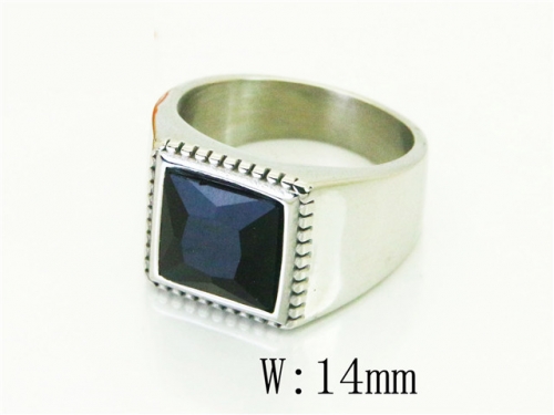 BC Wholesale Big CZ Rings Jewelry Stainless Steel 316L Rings NO.#BC17R0751HIV