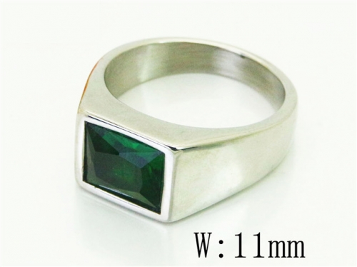 BC Wholesale Big CZ Rings Jewelry Stainless Steel 316L Rings NO.#BC17R0747HID