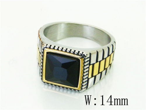 BC Wholesale Big CZ Rings Jewelry Stainless Steel 316L Rings NO.#BC17R0511HJX