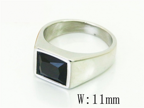 BC Wholesale Big CZ Rings Jewelry Stainless Steel 316L Rings NO.#BC17R0744HIQ