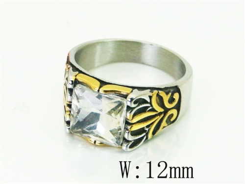 BC Wholesale Big CZ Rings Jewelry Stainless Steel 316L Rings NO.#BC17R0493HJY