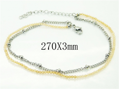 BC Wholesale Anklets Jewelry Stainless Steel 316L Anklets NO.#BC21B0496HJA