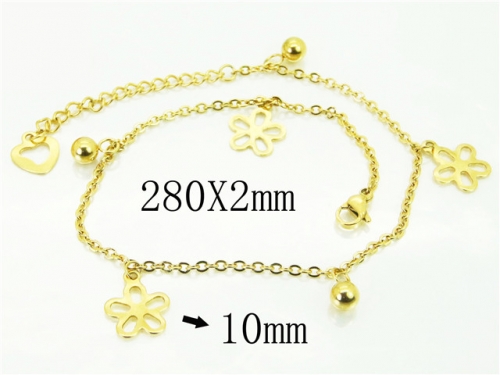 BC Wholesale Anklets Jewelry Stainless Steel 316L Anklets NO.#BC61B0590JC