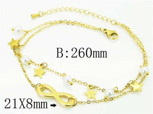 BC Wholesale Anklets Jewelry Stainless Steel 316L Anklets NO.#BC32B0706HDD