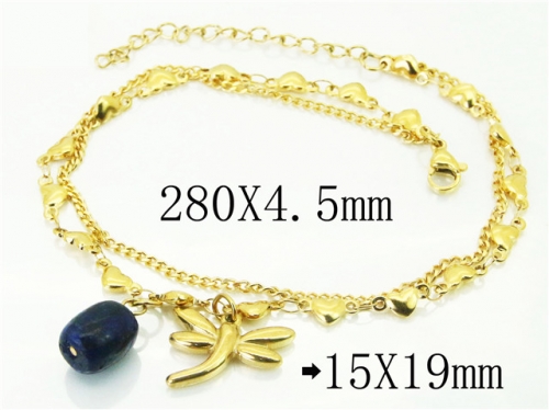 BC Wholesale Anklets Jewelry Stainless Steel 316L Anklets NO.#BC21B0492HKZ