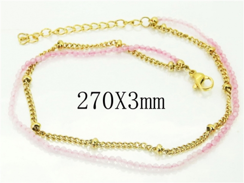 BC Wholesale Anklets Jewelry Stainless Steel 316L Anklets NO.#BC21B0502HKV