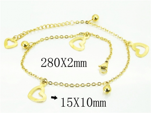 BC Wholesale Anklets Jewelry Stainless Steel 316L Anklets NO.#BC61B0585JW