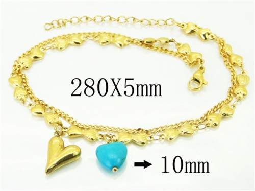 BC Wholesale Anklets Jewelry Stainless Steel 316L Anklets NO.#BC21B0490HKQ