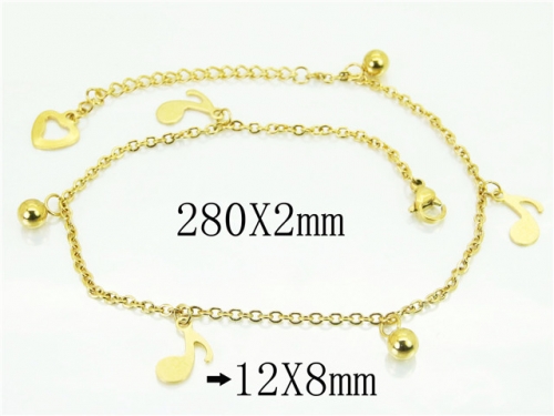 BC Wholesale Anklets Jewelry Stainless Steel 316L Anklets NO.#BC61B0578JQ