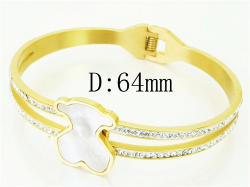 BC Wholesale Bangles Jewelry Stainless Steel 316L Bangle NO.#BC64B1604HOA