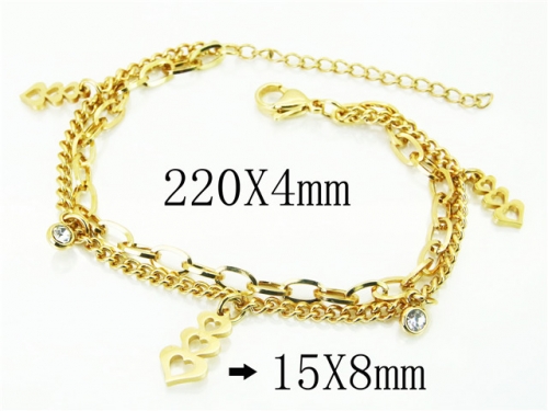 BC Wholesale Bracelets Jewelry Stainless Steel 316L Bracelets NO.#BC65B0150LLT