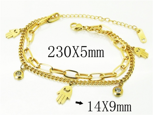 BC Wholesale Bracelets Jewelry Stainless Steel 316L Bracelets NO.#BC24B0128NLB