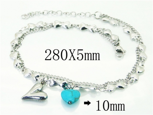 BC Wholesale Anklets Jewelry Stainless Steel 316L Anklets NO.#BC21B0486HJA