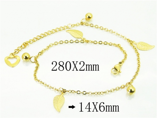 BC Wholesale Anklets Jewelry Stainless Steel 316L Anklets NO.#BC61B0587JA