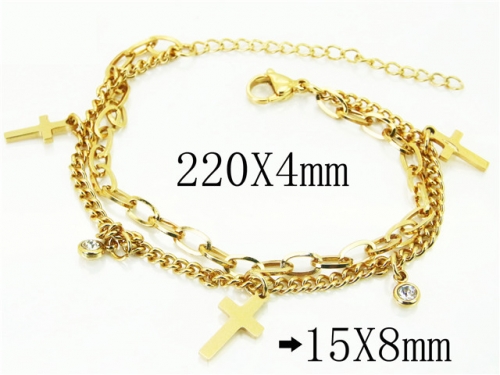 BC Wholesale Bracelets Jewelry Stainless Steel 316L Bracelets NO.#BC65B0160LLA