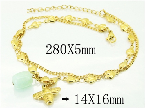 BC Wholesale Anklets Jewelry Stainless Steel 316L Anklets NO.#BC21B0491HKE