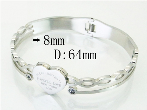 BC Wholesale Bangles Jewelry Stainless Steel 316L Bangle NO.#BC80B1500HHC