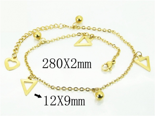 BC Wholesale Anklets Jewelry Stainless Steel 316L Anklets NO.#BC61B0586JR