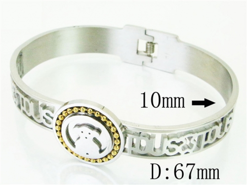 BC Wholesale Bangles Jewelry Stainless Steel 316L Bangle NO.#BC64B1608HLS