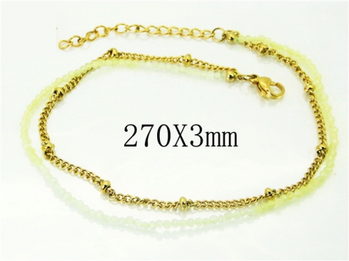 BC Wholesale Anklets Jewelry Stainless Steel 316L Anklets NO.#BC21B0503HKX