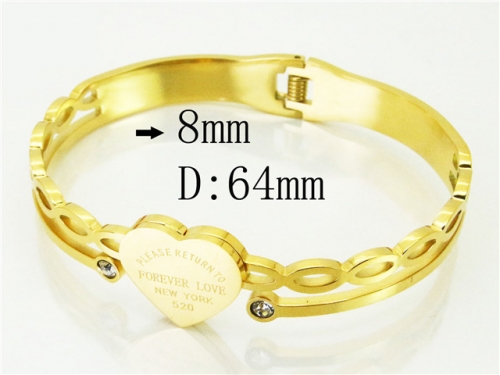 BC Wholesale Bangles Jewelry Stainless Steel 316L Bangle NO.#BC80B1501HIL
