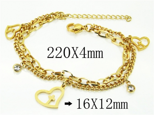 BC Wholesale Bracelets Jewelry Stainless Steel 316L Bracelets NO.#BC65B0134LLB