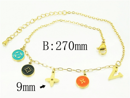 BC Wholesale Anklets Jewelry Stainless Steel 316L Anklets NO.#BC32B0702HDD