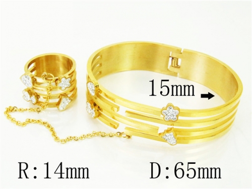 BC Wholesale Bangles Jewelry Stainless Steel 316L Bangle NO.#BC64B1602IMR