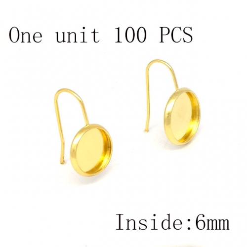 BC Wholesale DIY Jewelry Stainless Steel 316L Earrings Fitting NO.#SJ137AG6041