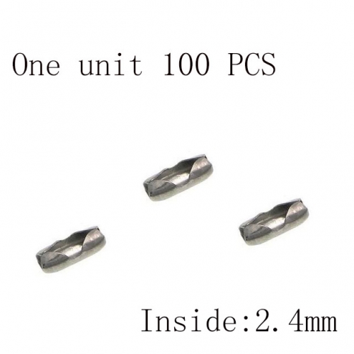 Wholesale DIY Jewelry Stainless Steel 316L Crimps and Cord Ends Fittings NO.#SJ137A1503