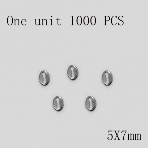 Wholesale DIY Jewelry Stainless Steel 316L Round Piece Fitting NO.#SJ137A0717