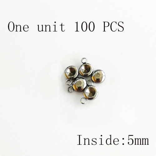 Wholesale DIY Jewelry Stainless Steel 316L Bead Caps or Pendant Caps Fittings NO.#SJ137A2803