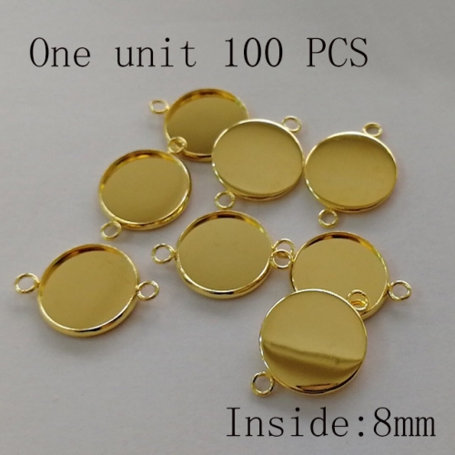 Wholesale DIY Jewelry Stainless Steel 316L Bead Caps or Pendant Caps Fittings NO.#SJ137AG2226