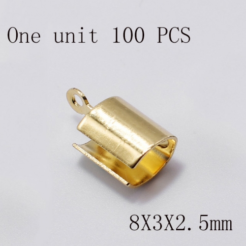 Wholesale DIY Jewelry Stainless Steel 316L Crimps and Cord Ends Fittings NO.#SJ137AG8325