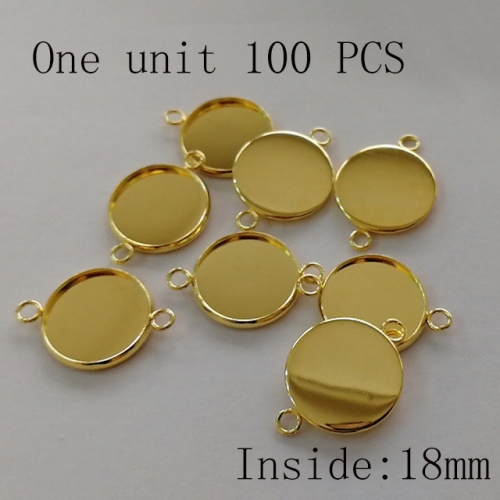 Wholesale DIY Jewelry Stainless Steel 316L Bead Caps or Pendant Caps Fittings NO.#SJ137AG2221