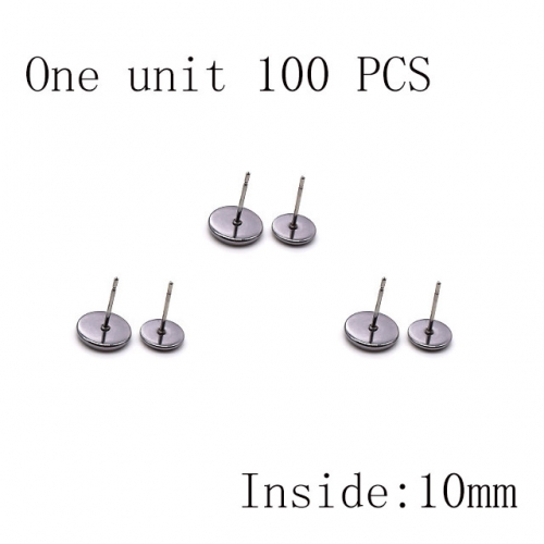 BC Wholesale DIY Jewelry Stainless Steel 316L Earrings Fitting NO.#SJ137AS024