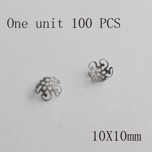Wholesale DIY Jewelry Stainless Steel 316L Bead Caps or Pendant Caps Fittings NO.#SJ137A1011